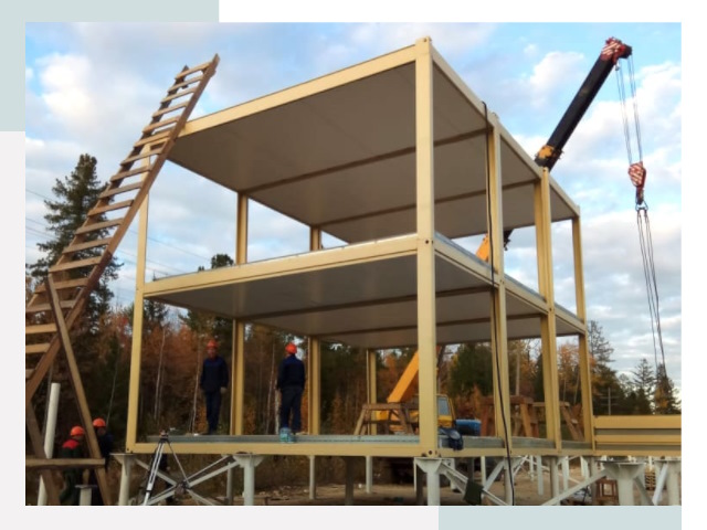 Строительство модульных здания Чапаевск