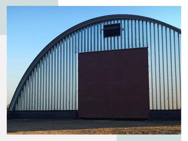 Бескаркасные ангары в Чапаевске