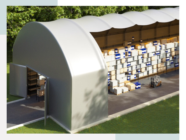 Тентовые ангары в Чапаевске