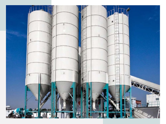 Строительство цементных силосов в Чапаевске