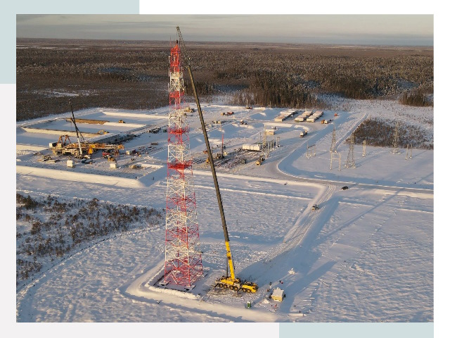 Мачты связи в Чапаевске