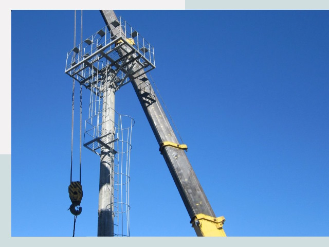 Монтаж осветительных мачт в Чапаевск от 613 руб.