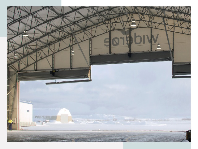 Ворота для ангаров в Чапаевске