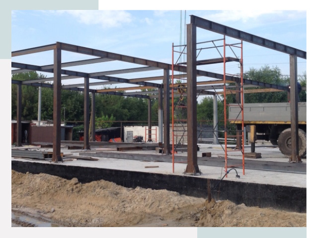 Фундамент для ангаров в Чапаевске