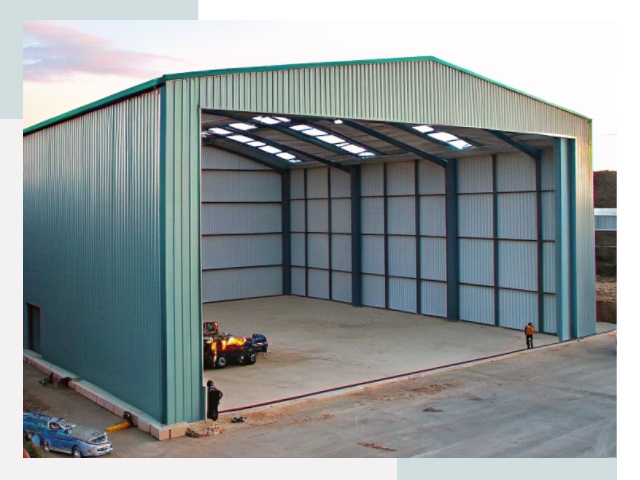 Строительство ангаров в Чапаевске